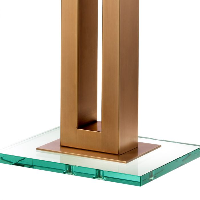 Table Lamp Cadogan antique brass finish incl shade