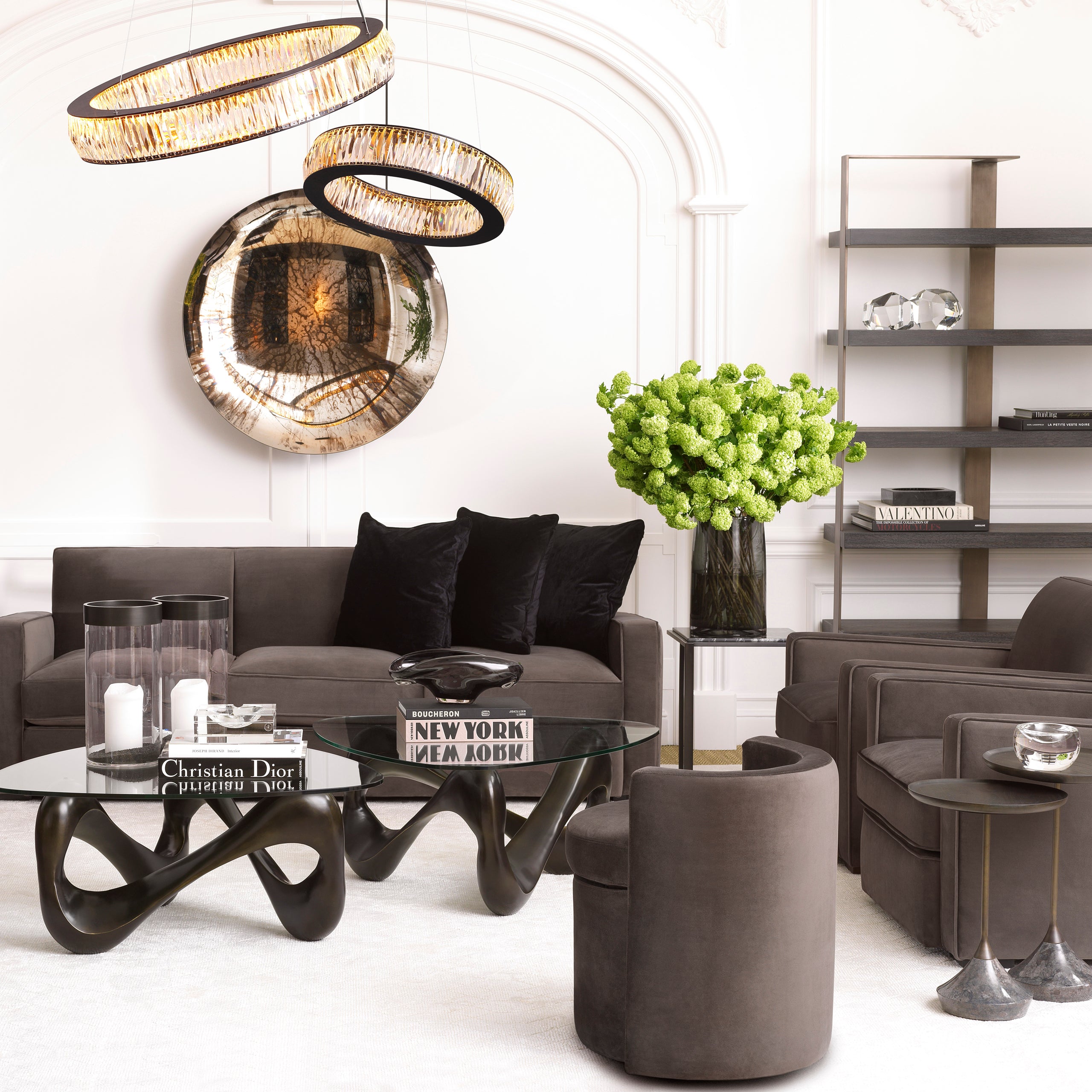 Oak Veneer Bookcase Geo