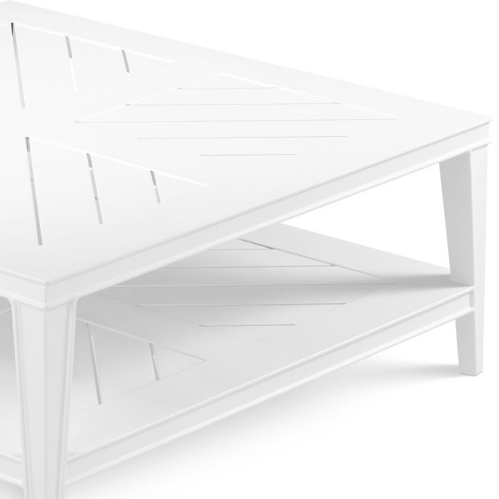 Outdoor Coffee Table Bell Rive square white