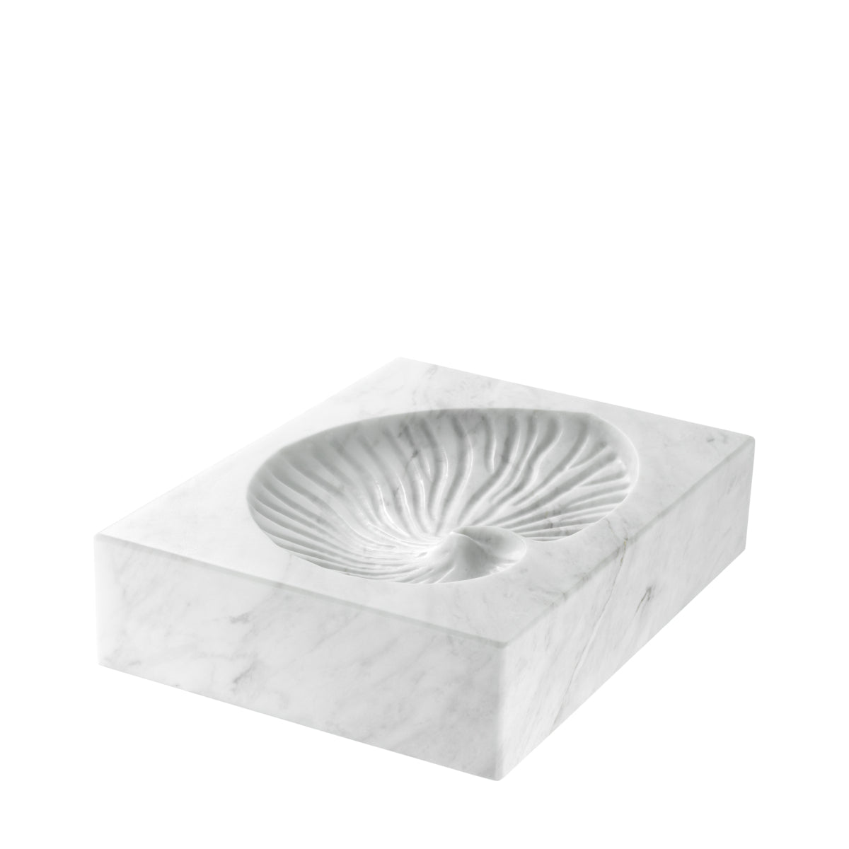 White Marble Object Conchiglia | Eichholtzmh.com