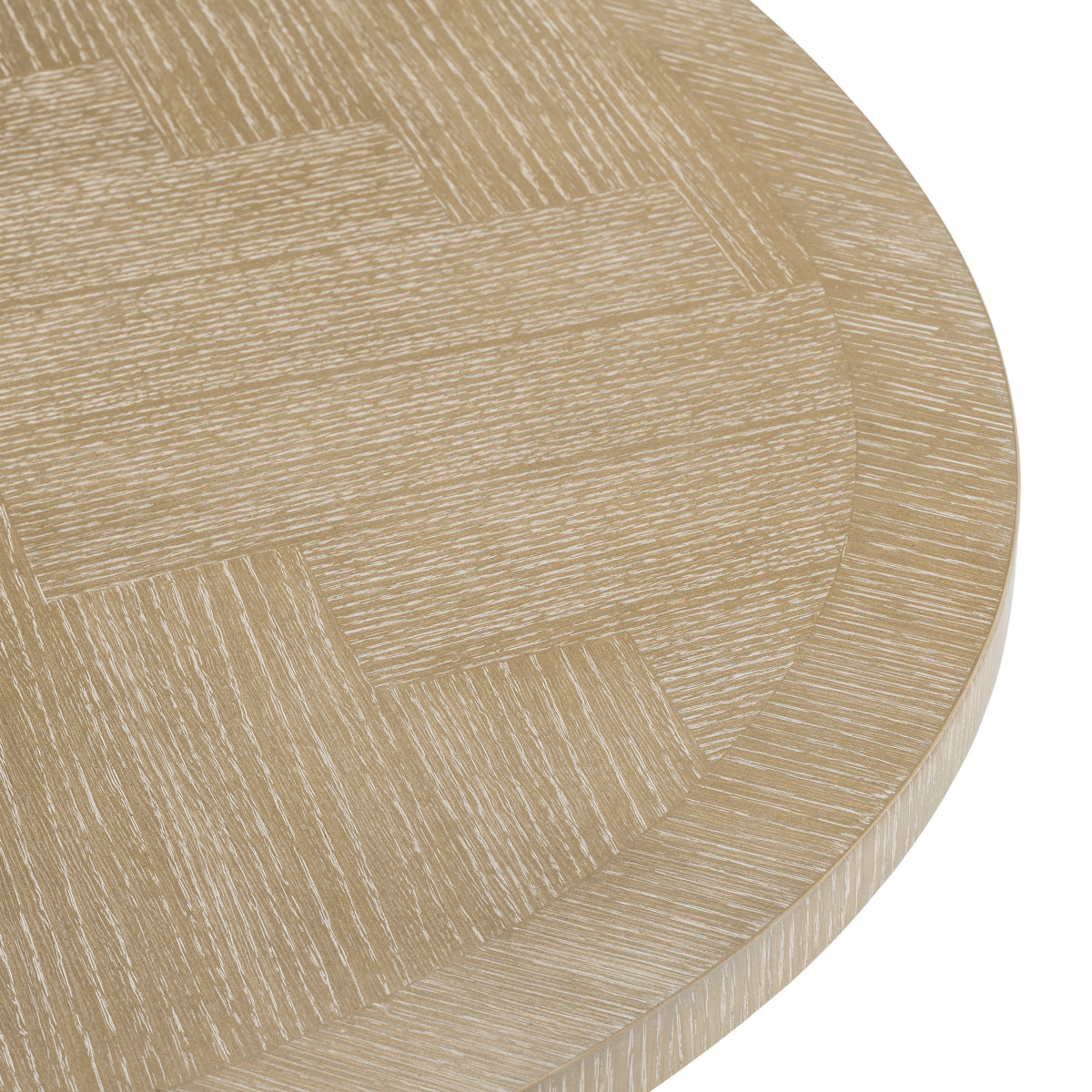 Washed Oval Oak Dining Table Melchior