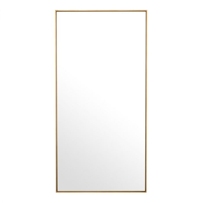 Mirror Redondo XL brushed brass finish