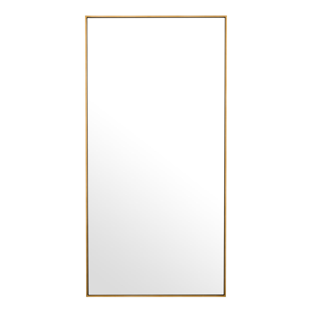 Brushed Brass Mirror XL Redondo