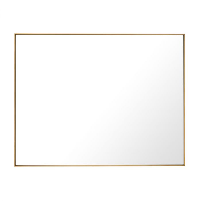 Mirror Redondo XXL brushed brass finish