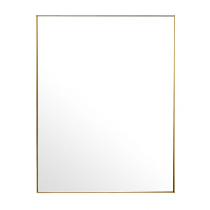 Mirror Redondo XXL brushed brass finish