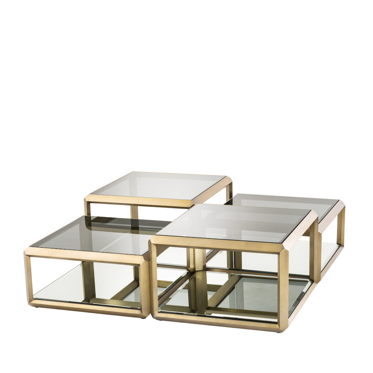 Brass Coffee Table Set (4) Callum | Eichholtzmh.com