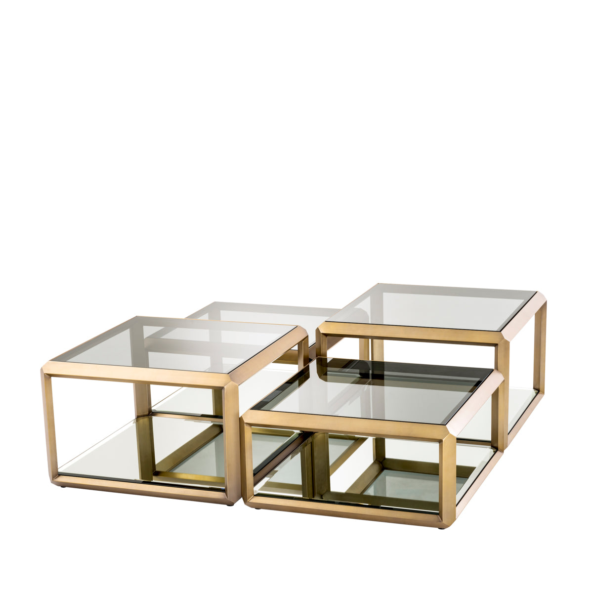 Brass Coffee Table Set (4) Callum | Eichholtzmh.com