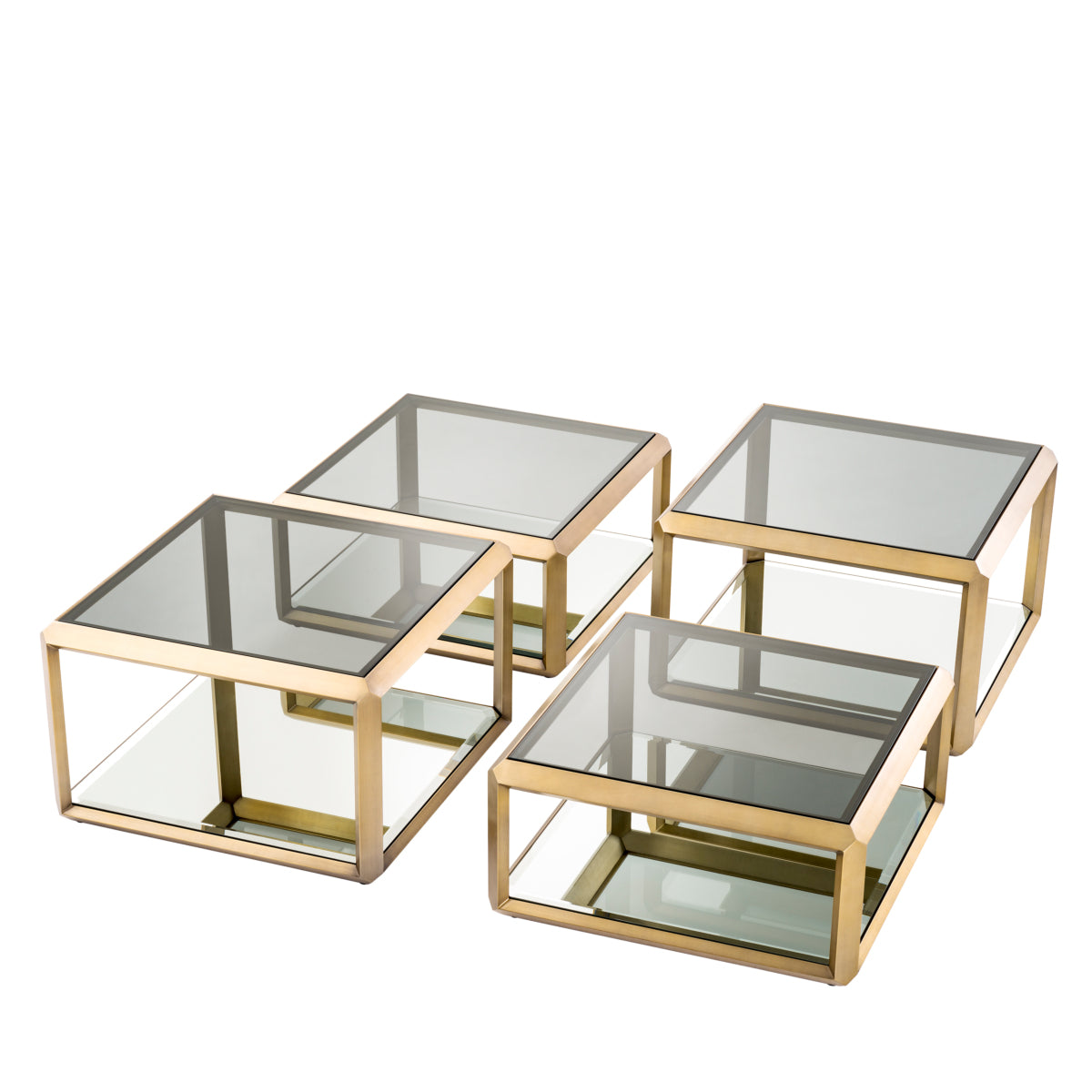Brass Coffee Table Set (4) Callum | Eichholtzmh.com