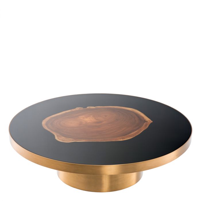 Coffee Table Concord brushed brass finish
