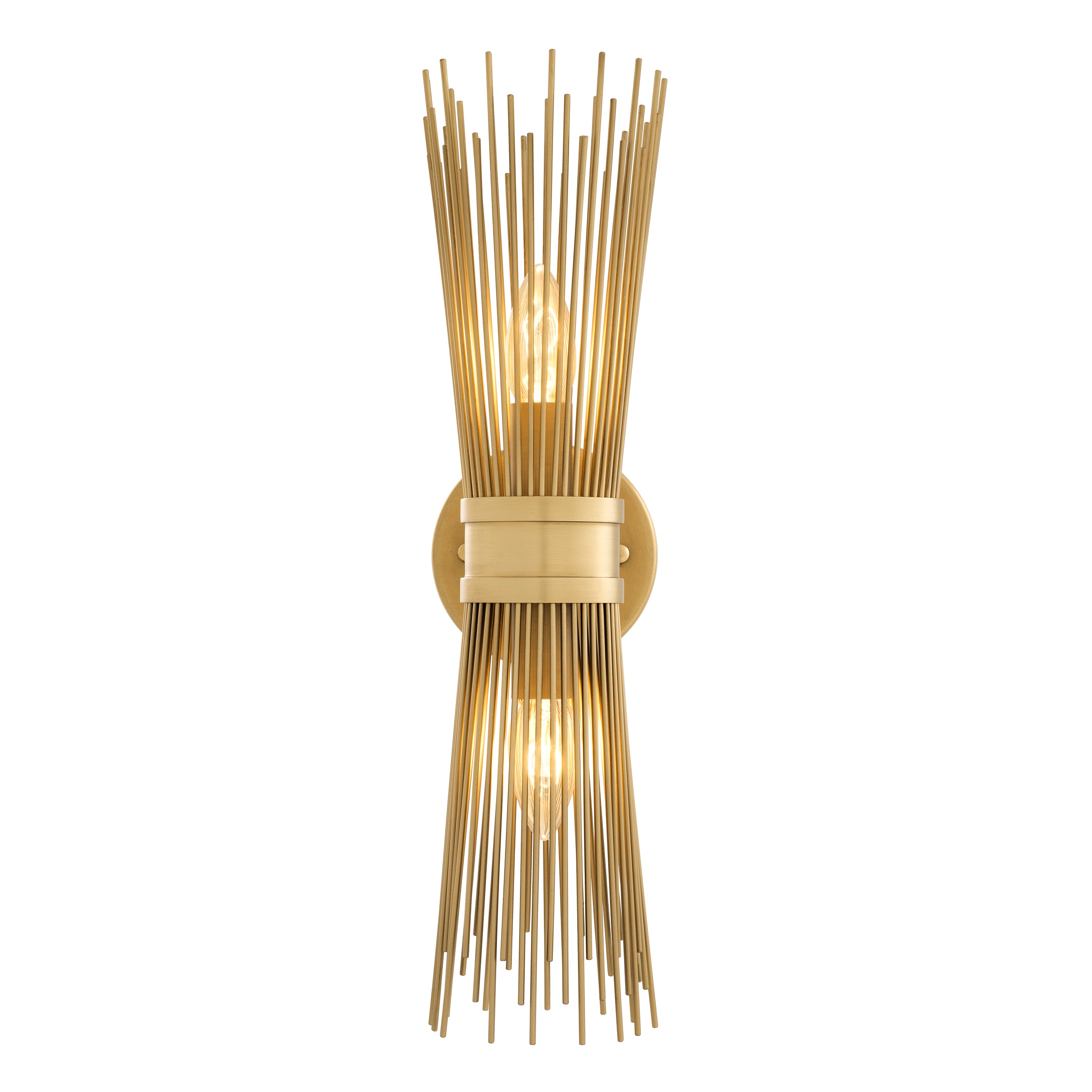Brass Wall Lamp Double Romeo