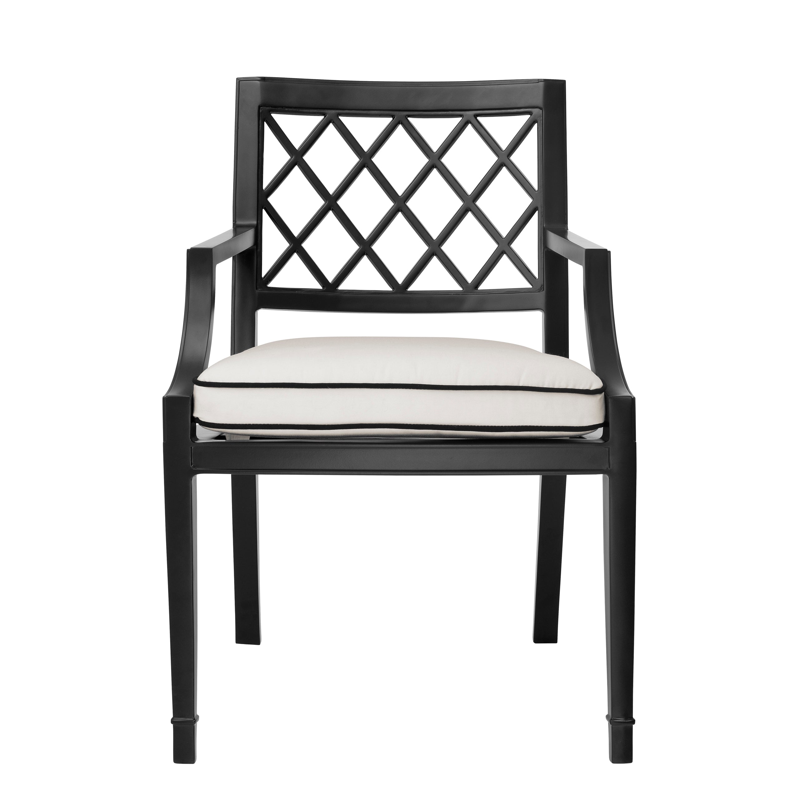 Black Outdoor Dining Armchair Paladium