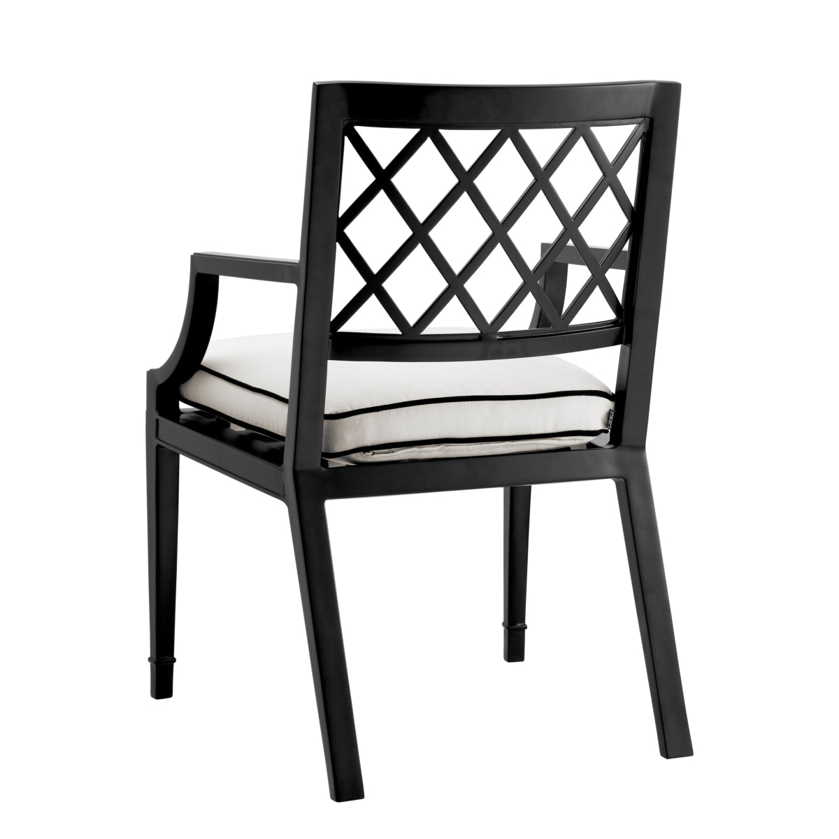 Black Outdoor Dining Armchair Paladium