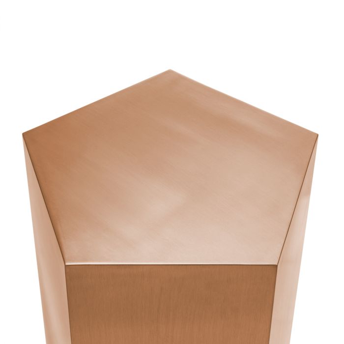 Column Meissner brushed copper finish H. 100 cm