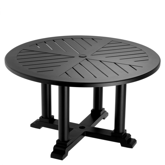 Outdoor Dining Table Bell Rive round S black