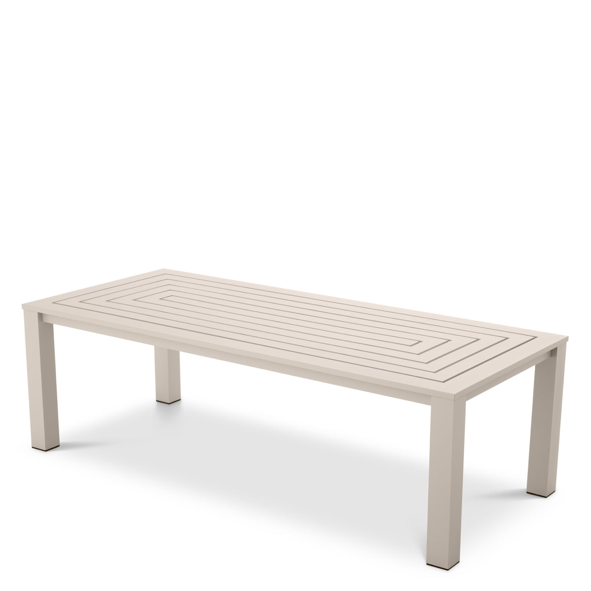 Sand Rectangular Outdoor Dining Table Vistamar