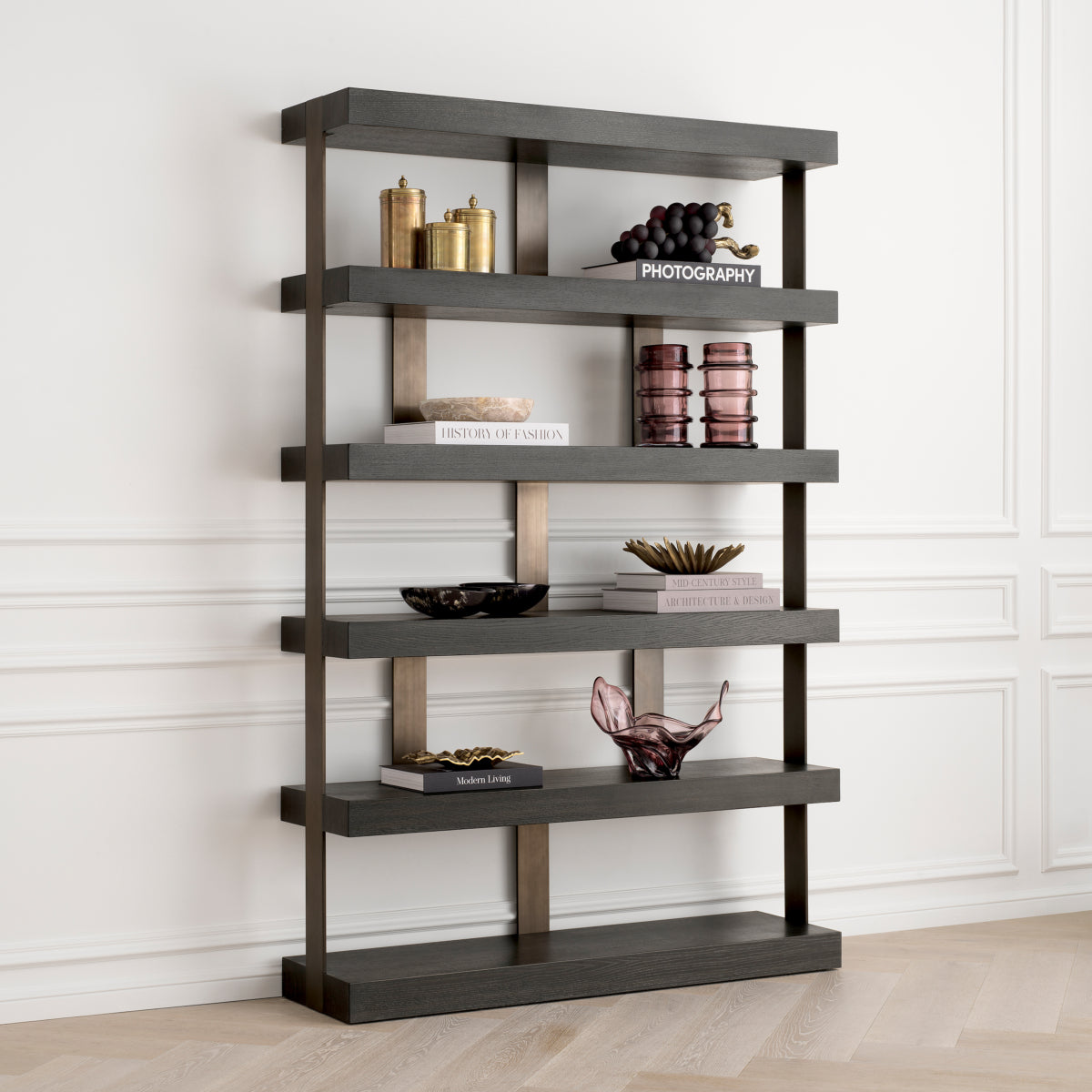 Purple Glass Decor Grapes