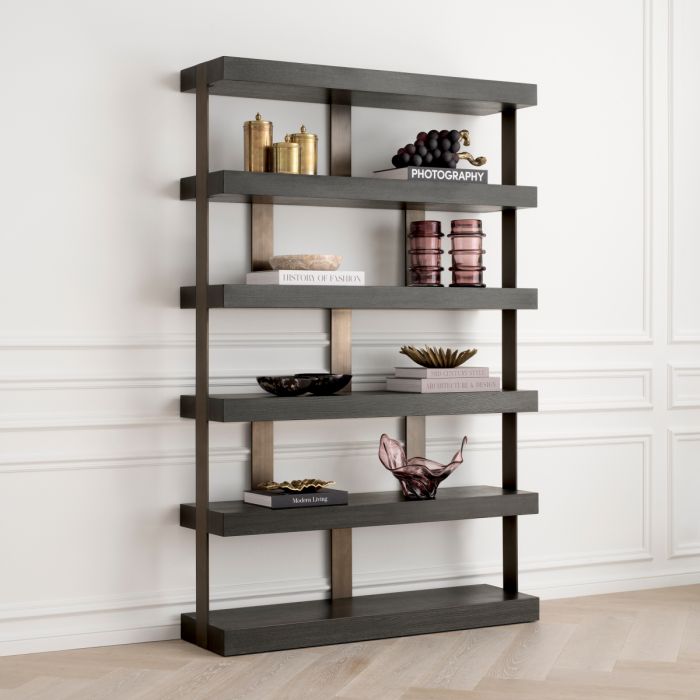 Object French Grapes purple vintage brass finish