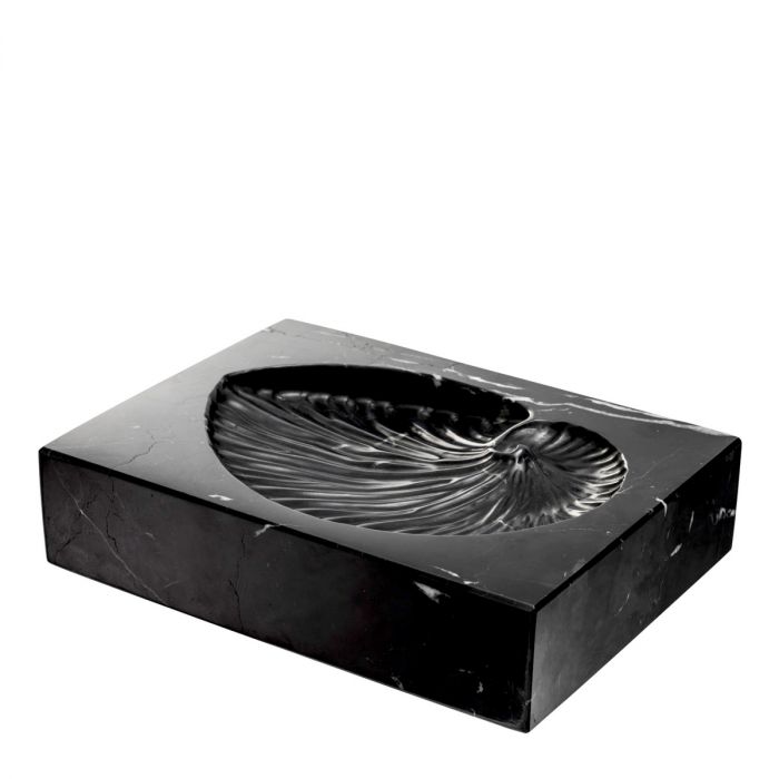 Object Conchiglia black marble