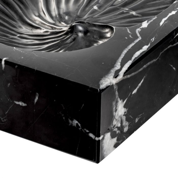 Object Conchiglia black marble
