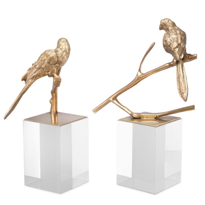 Object Morgana vintage brass finish set of 2