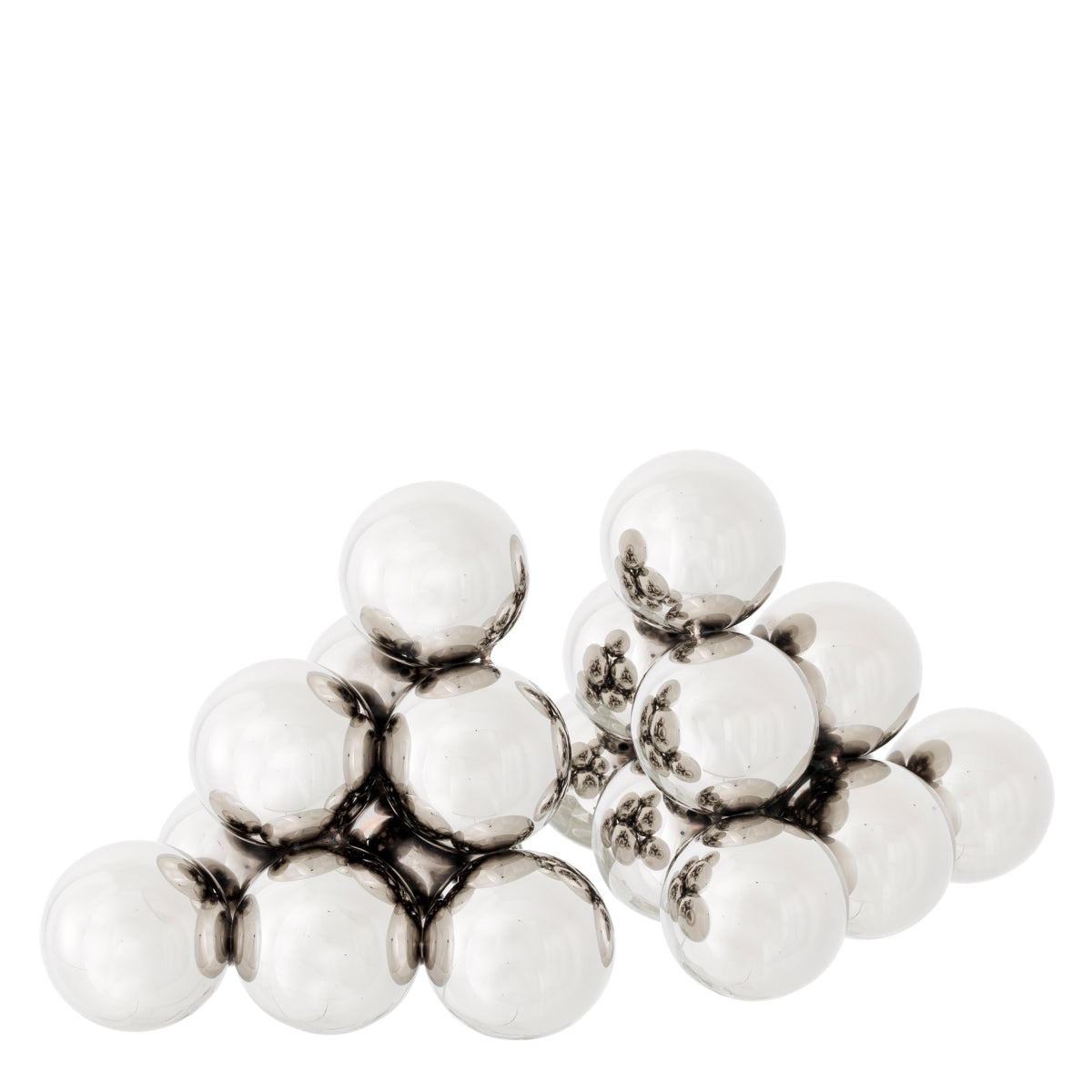 Nickel Metallic Orbs Bookends (2) Carioca