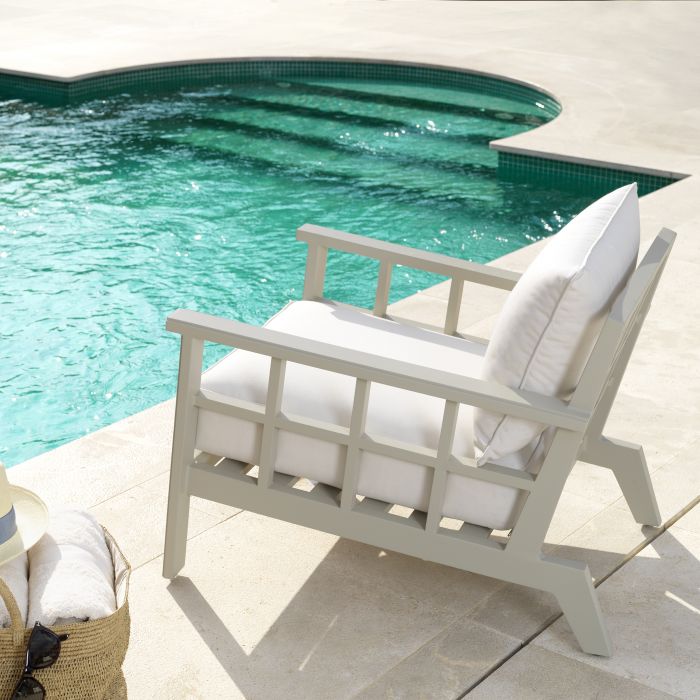 Outdoor Chair Cap-Ferrat sand sunbrella canvas