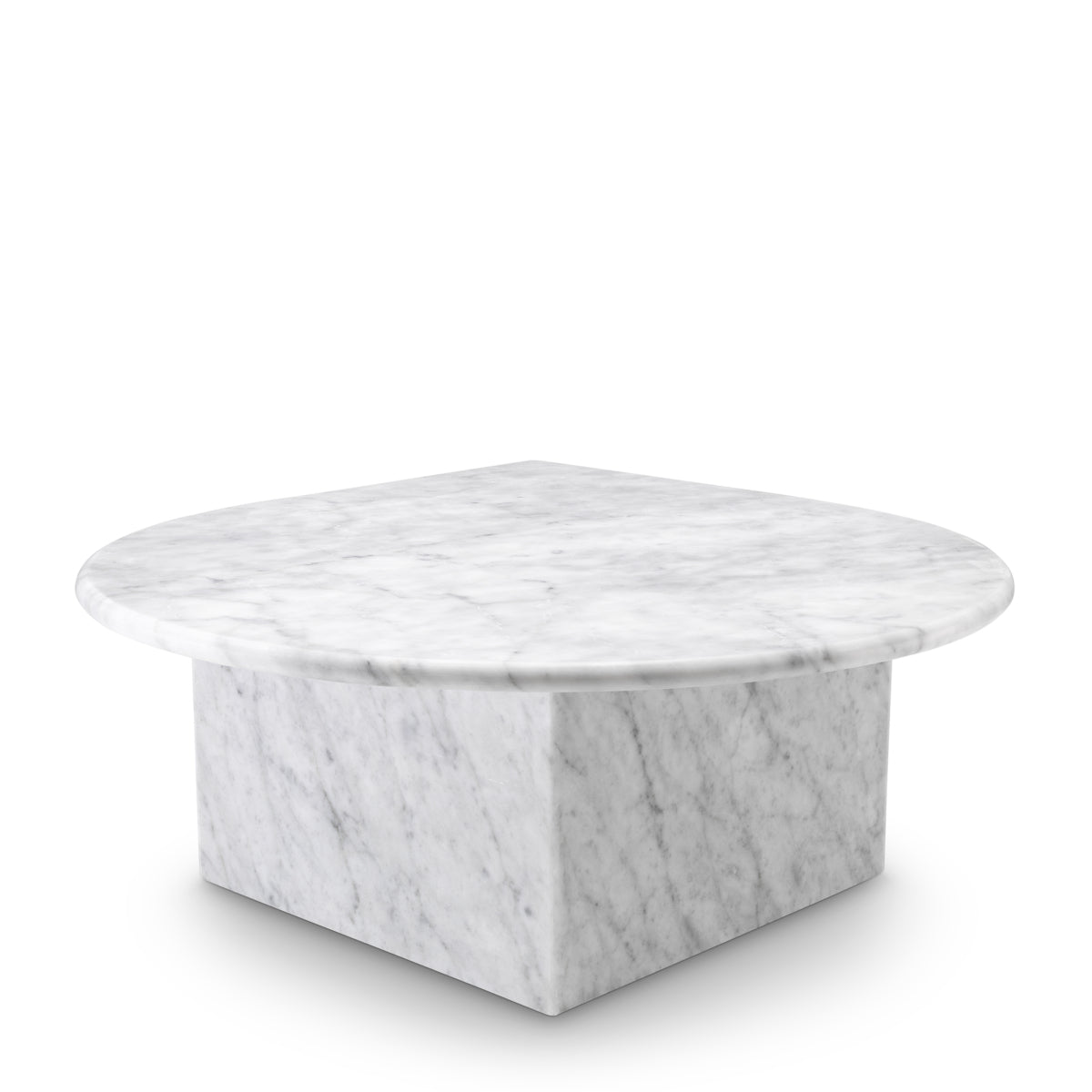 Honed Carrera Marble Coffee Table (3) Naples | Eichholtzmh.com