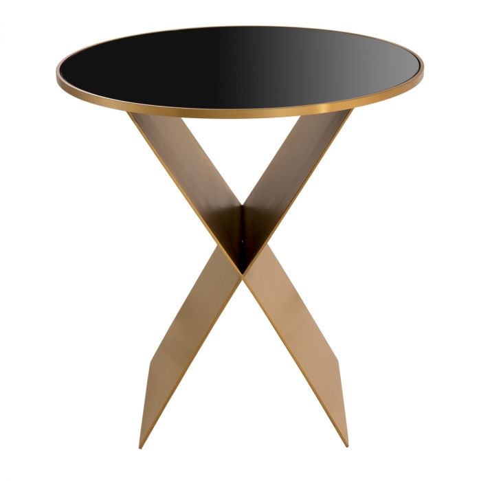 Side Table Fitch S brushed brass finish