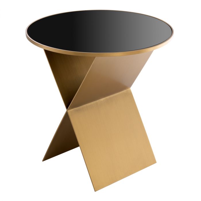 Side Table Fitch S brushed brass finish