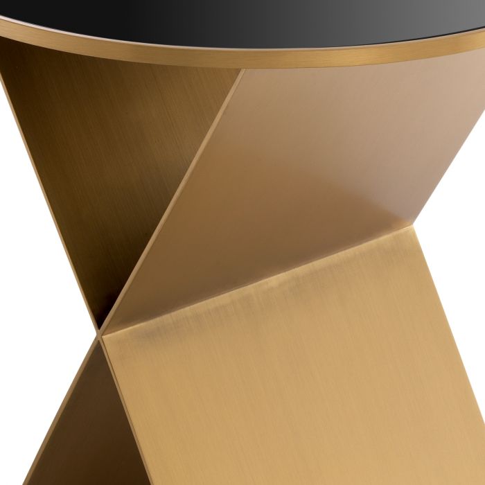 Side Table Fitch S brushed brass finish