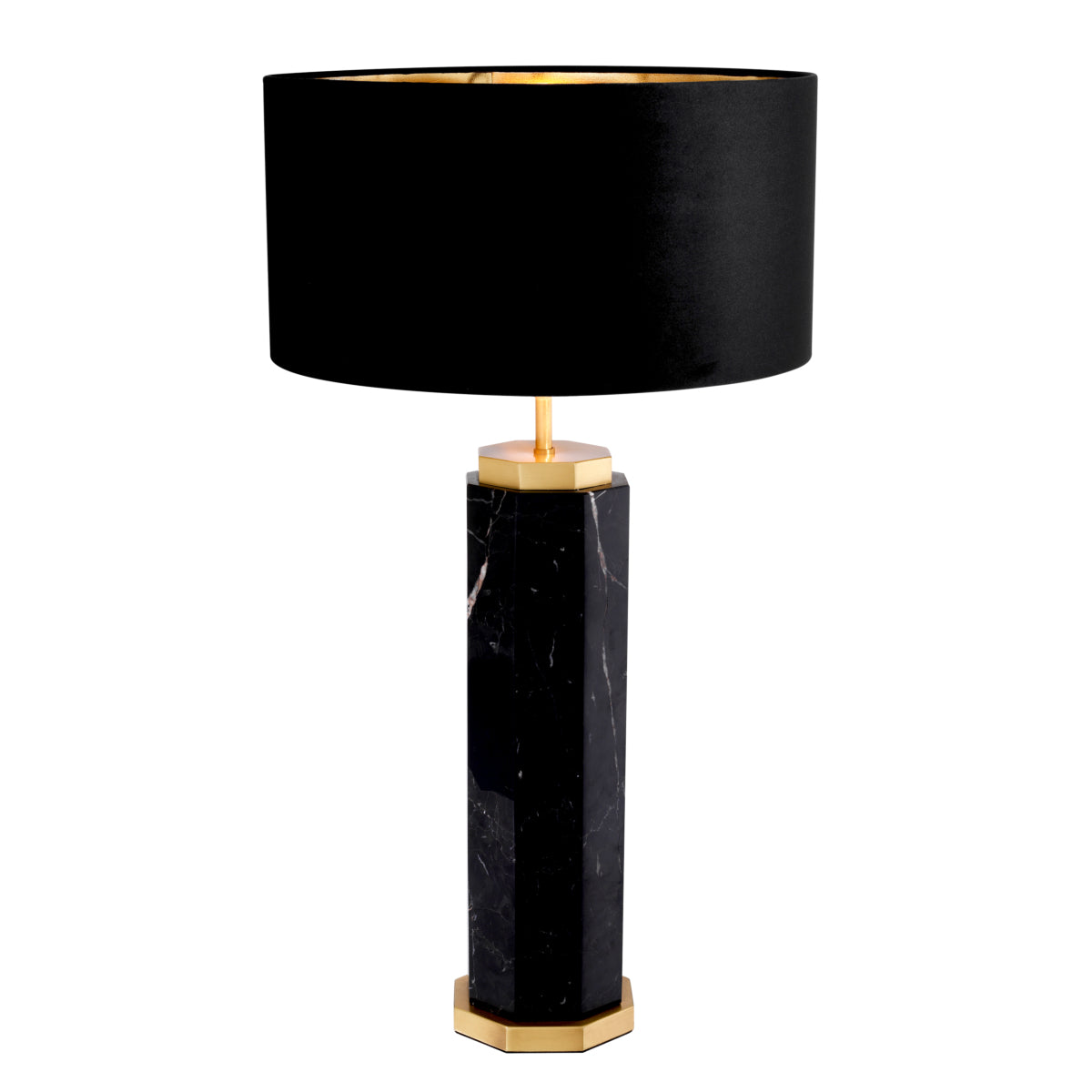 Black Marble Base Table Lamp Newman