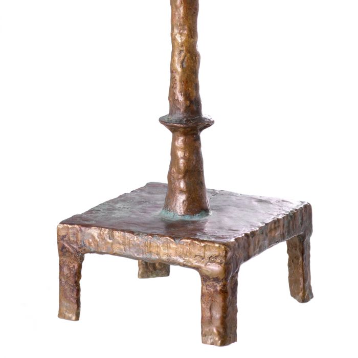 Candle Holder Santoro L vintage brass finish