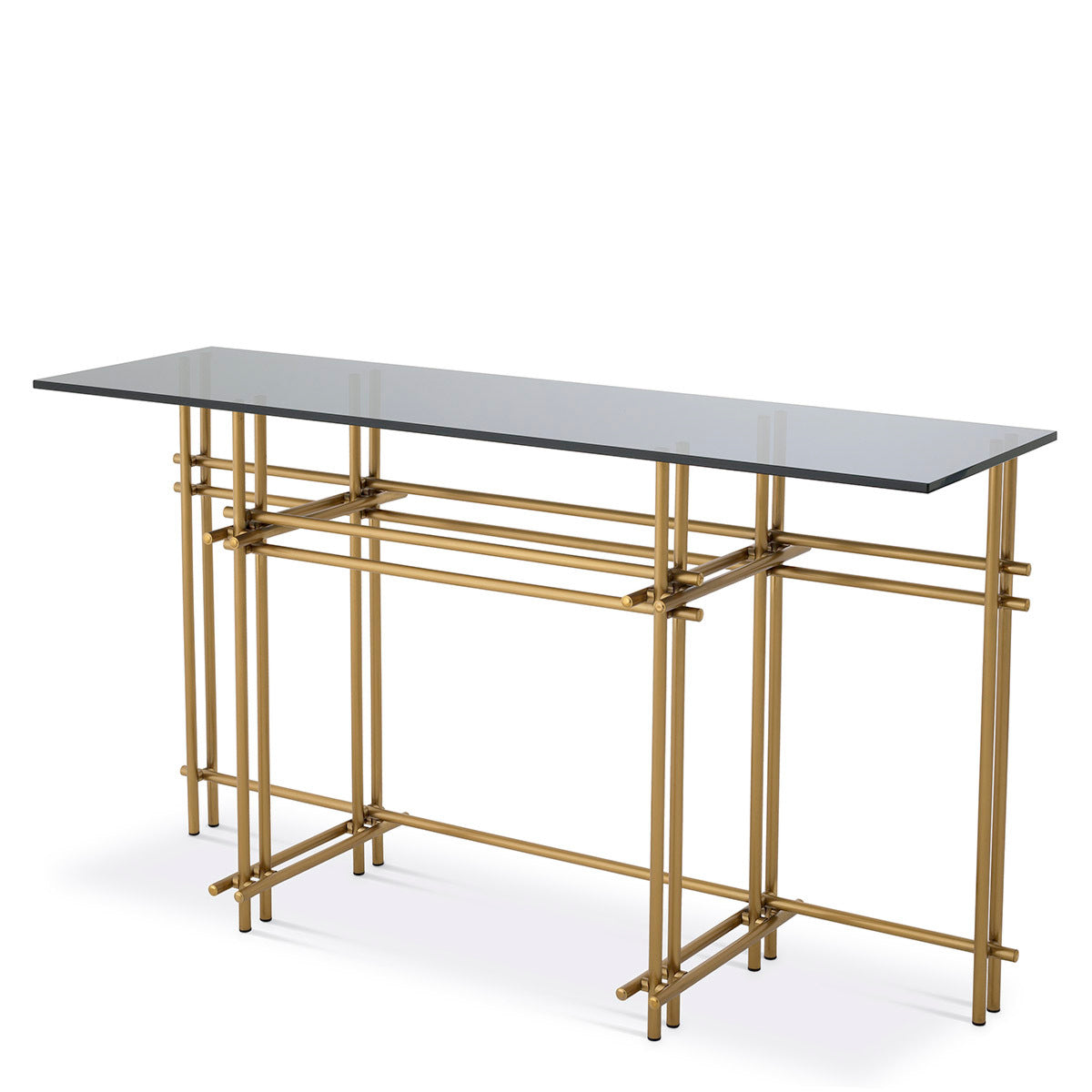 Smoked Glass Console Table | Eichholtz Quinn | Eichholtzmh.com