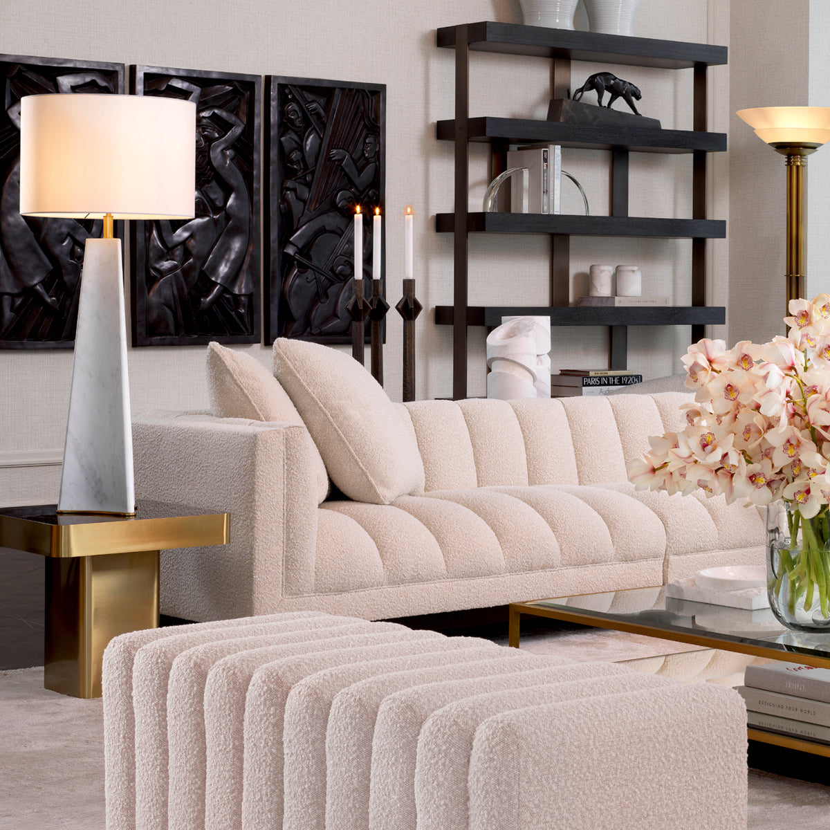 Square Pedestal Side Table Luxus | Eichholtzmh.com