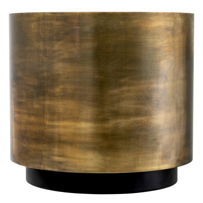 Planter Jasper round S vintage brass finish