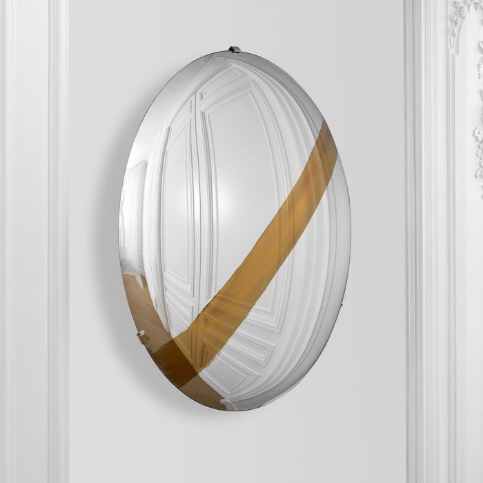 Wall Object Cleveland gold stripe incl hanging system