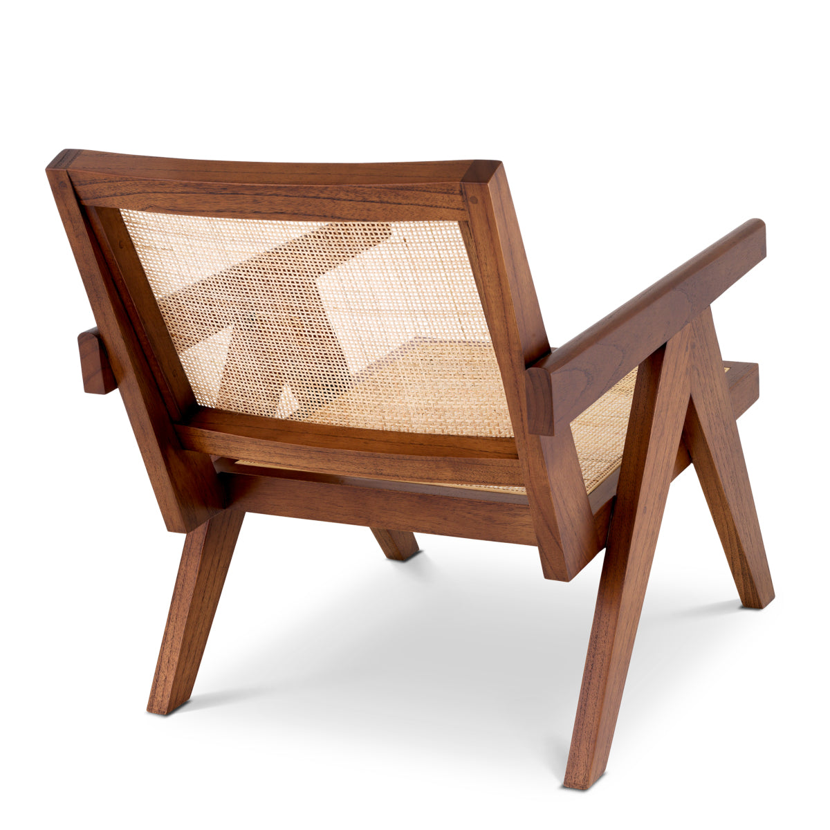 Brown Rattan Lounge Armchair Aristide | Eichholtzmh.com