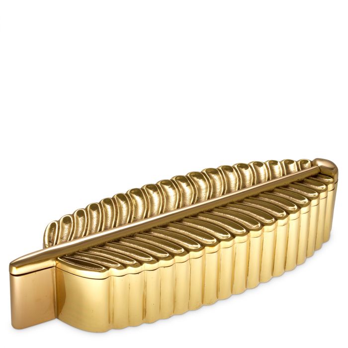 Box La Plume polished brass