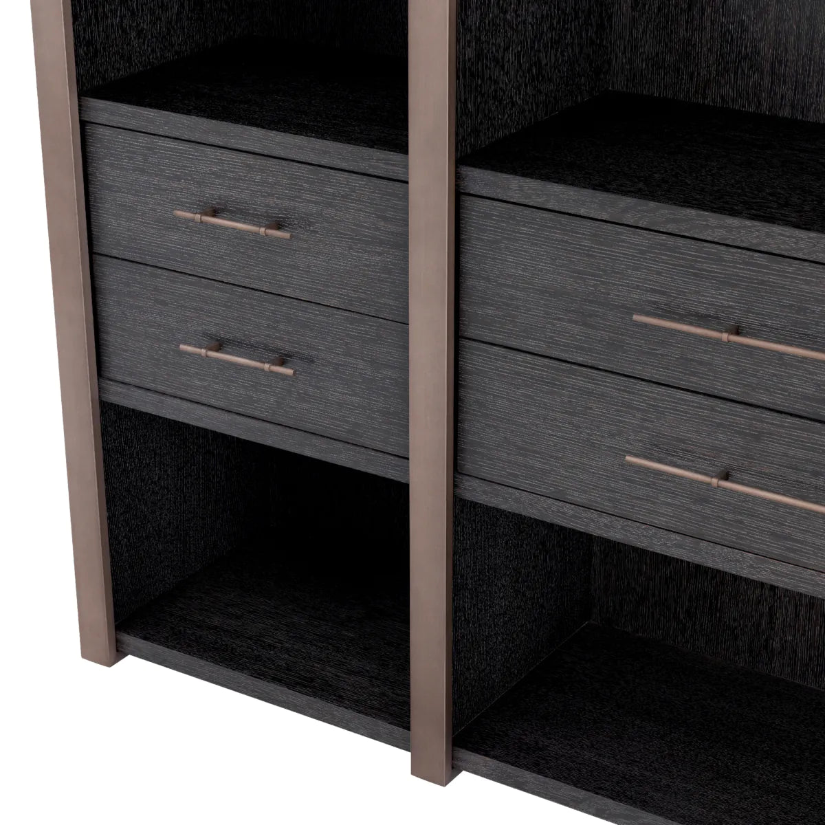 Gray Oak Shelving Cabinet Canova