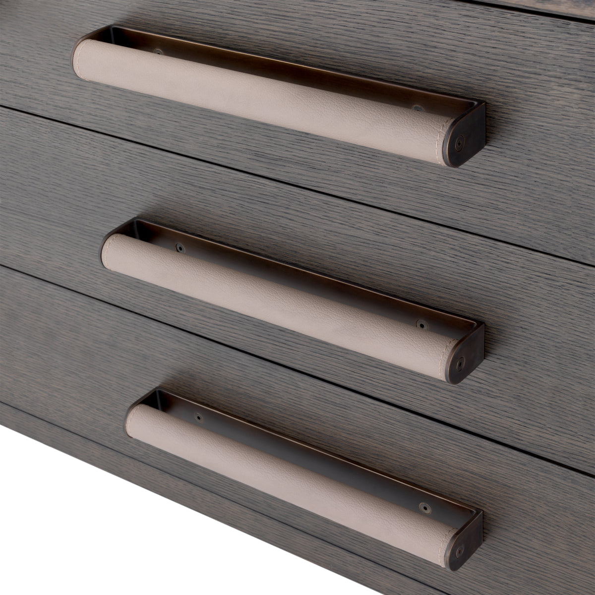 3 Drawer Oak Desk Sanderson | Eichholtzmh.com