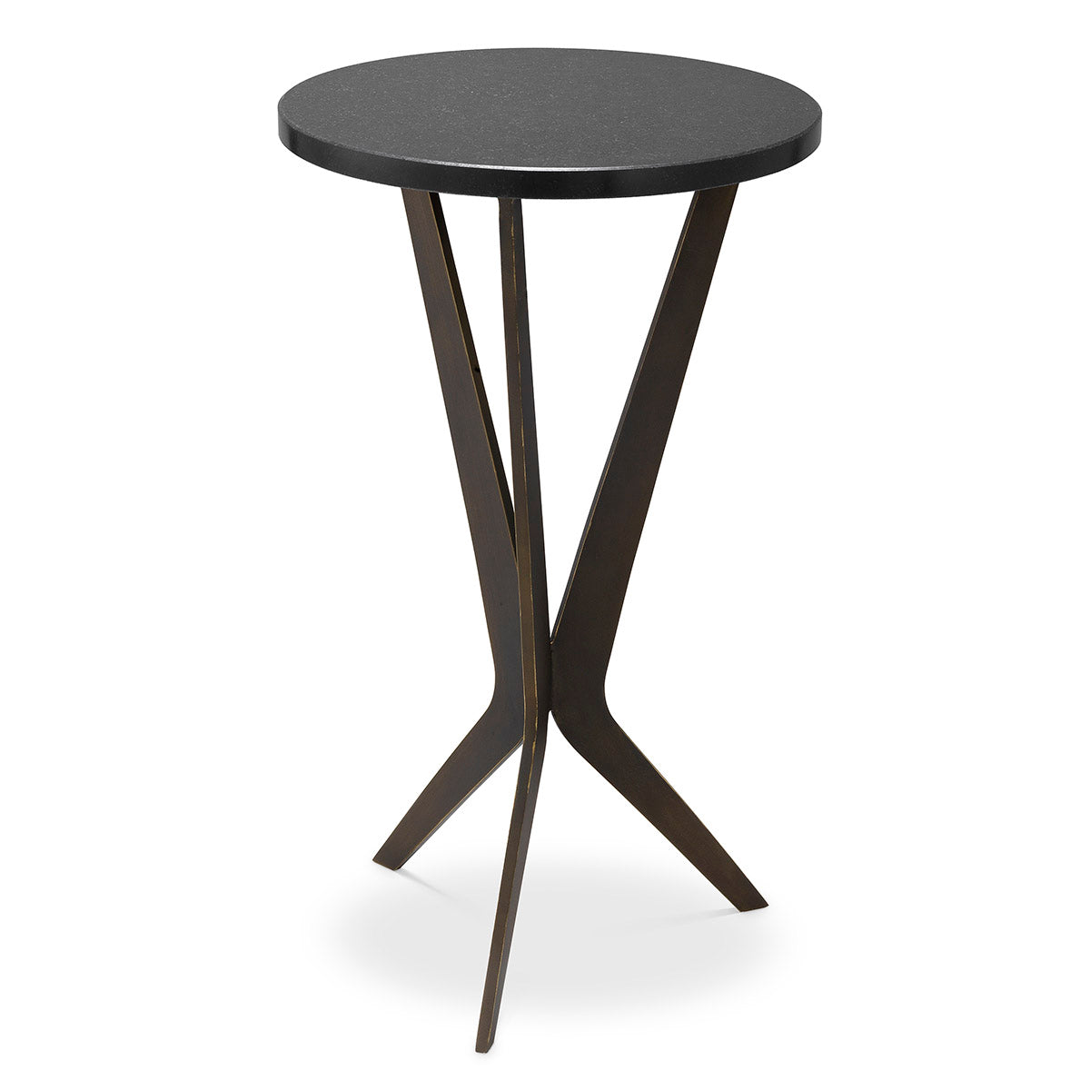 Bronze Round Side Table Malone | Eichholtzmh.com