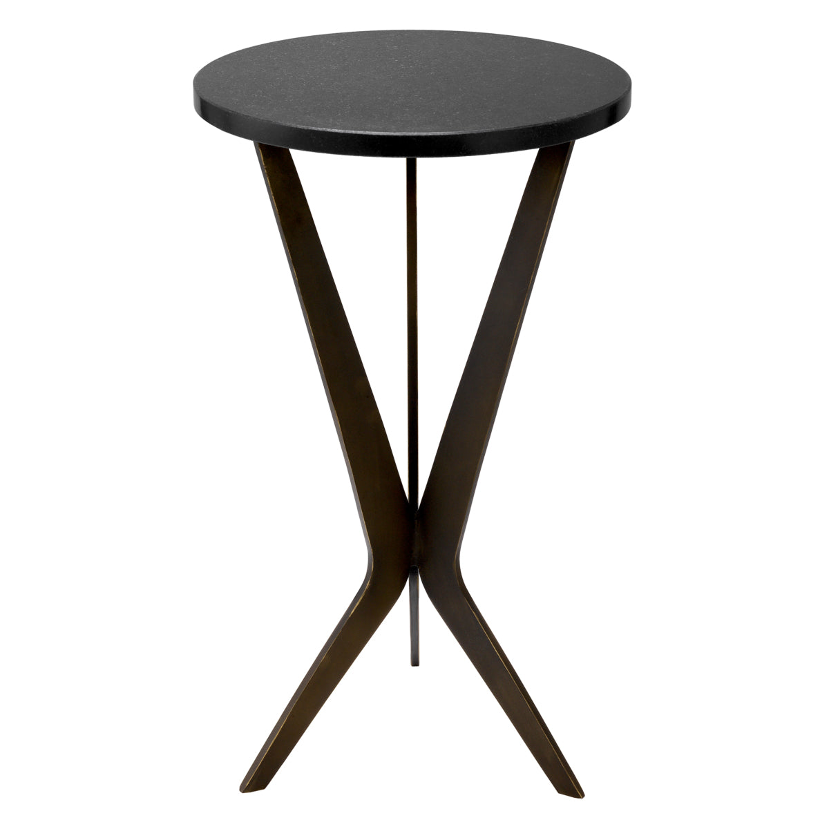 Bronze Round Side Table Malone | Eichholtzmh.com