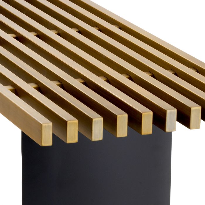 Console Table Vauclair brushed brass finish