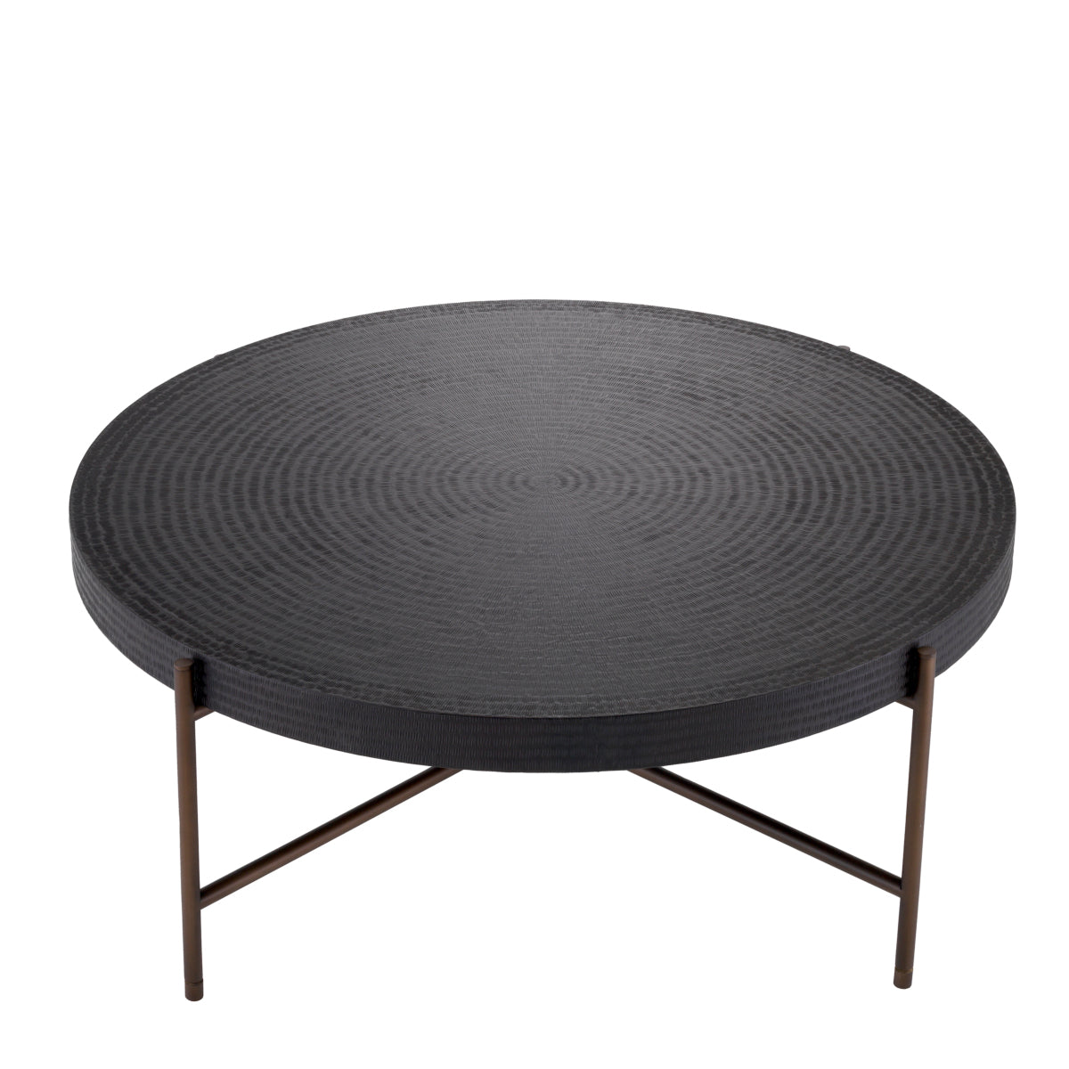 Round Gunmetal Coffee Table Nikos | Eichholtzmh.com