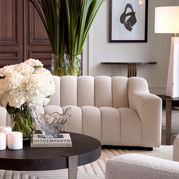 Console Table Renaissance brushed brass finish