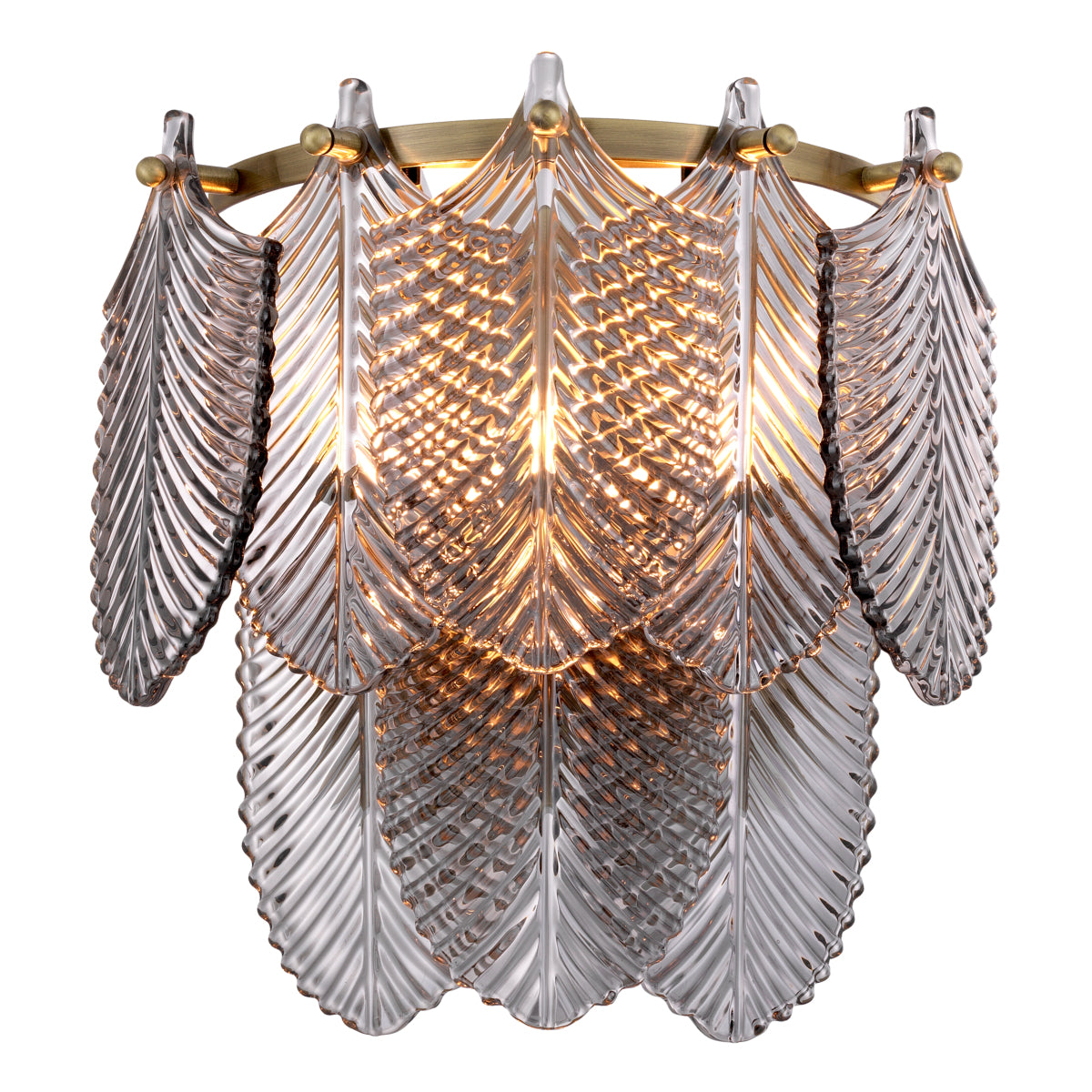 Glass Brass Wall Lamp Verbier | Eichholtzmh.com