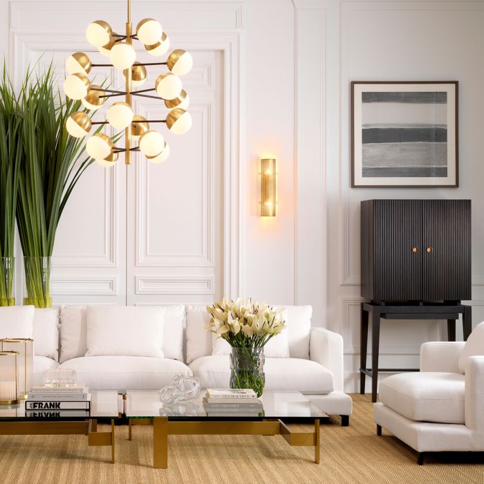 Bar Cabinet Dimitrios charcoal grey oak veneer