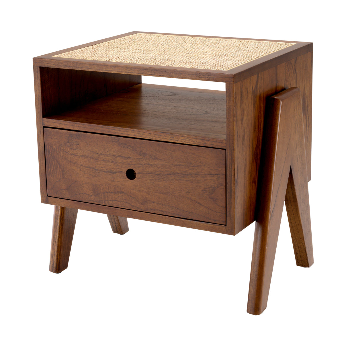 Rattan V-Legged Bedside Table Latour | Eichholtzmh.com