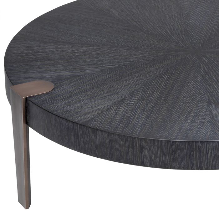 Coffee Table Oxnard charcoal grey oak veneer
