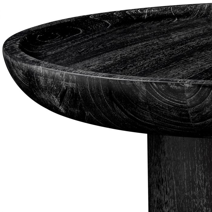 Side Table Rouault charcoal grey veneer